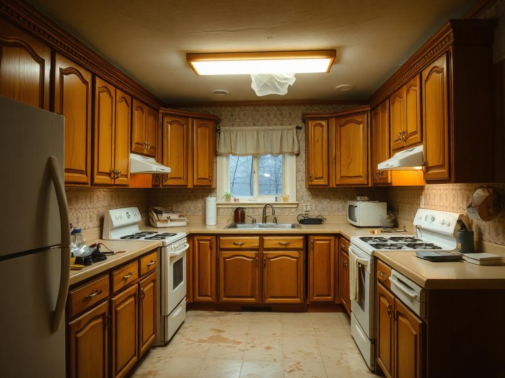 Kitchen before remodeling